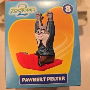 Zootopia 2 McDonalds Happy Meal Toy 2025 New Pawbert #8 Figure Included